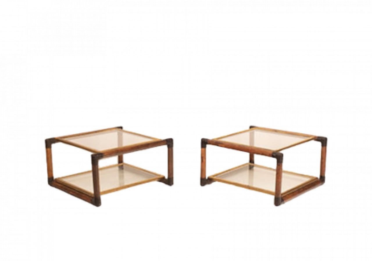 Pair of Marango bedside tables by Alberto Smania, 1960s 11