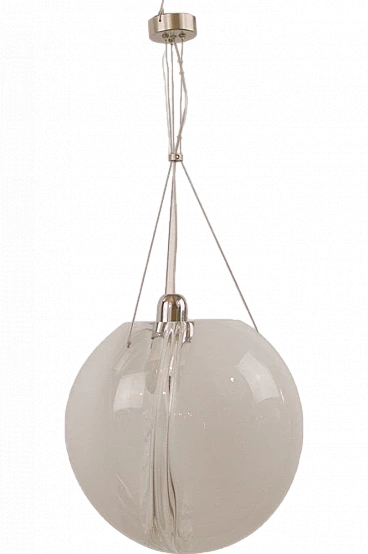 SP POC 35 ceiling lamp in glass by B. Maggioli for Vistosi, 2000s