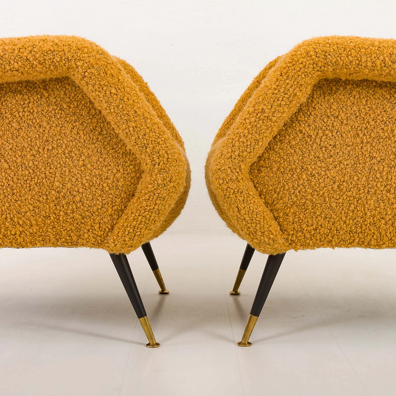 Pair of armchairs attributed to Gigi Radice for Minotti, 1950s 14