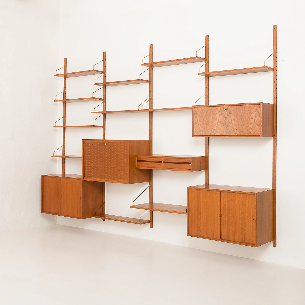 Modular teak bookcase by Poul Cadovius for Cado, 1960s 1