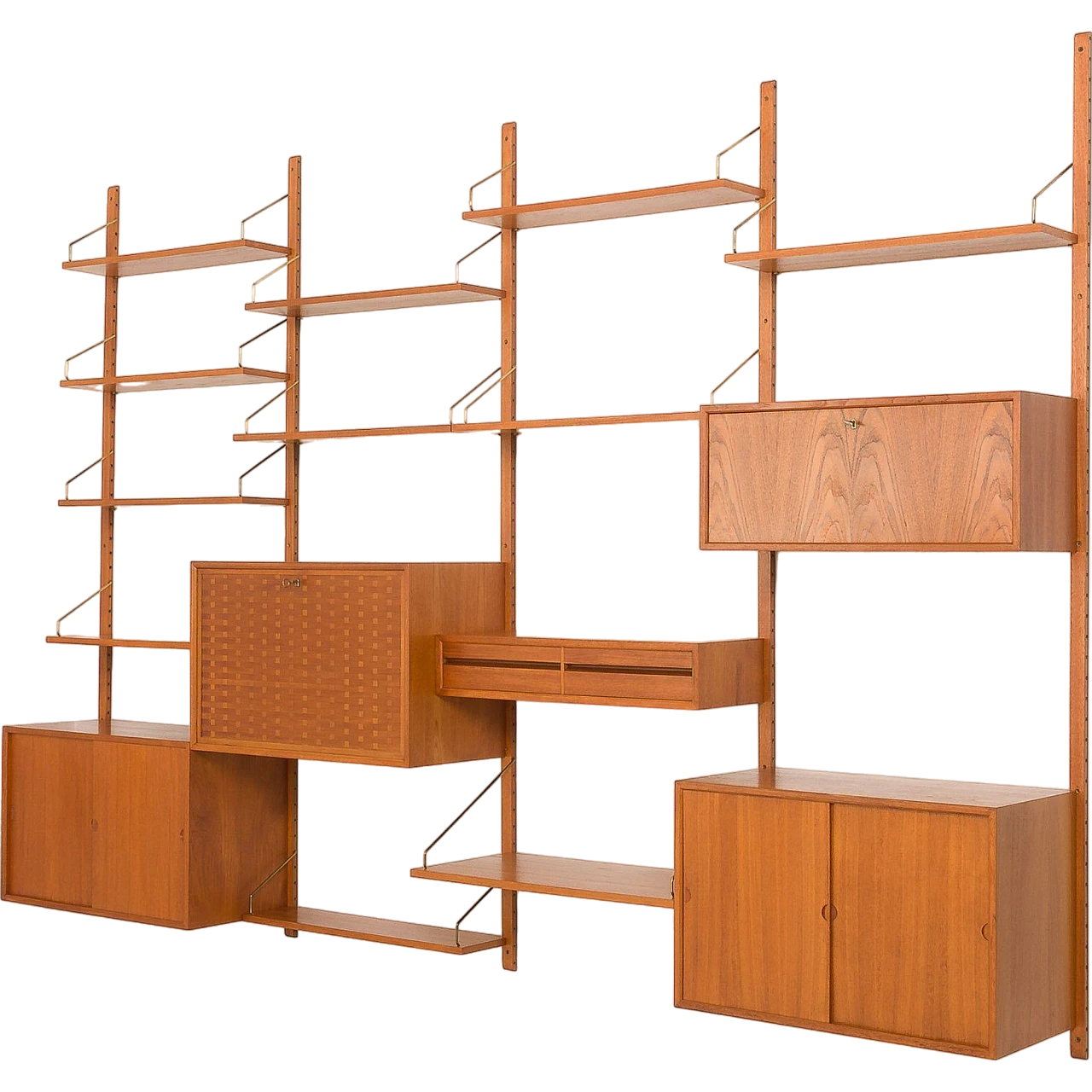 Modular teak bookcase by Poul Cadovius for Cado, 1960s 2