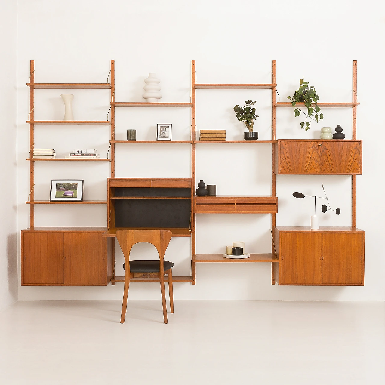 Modular teak bookcase by Poul Cadovius for Cado, 1960s 3