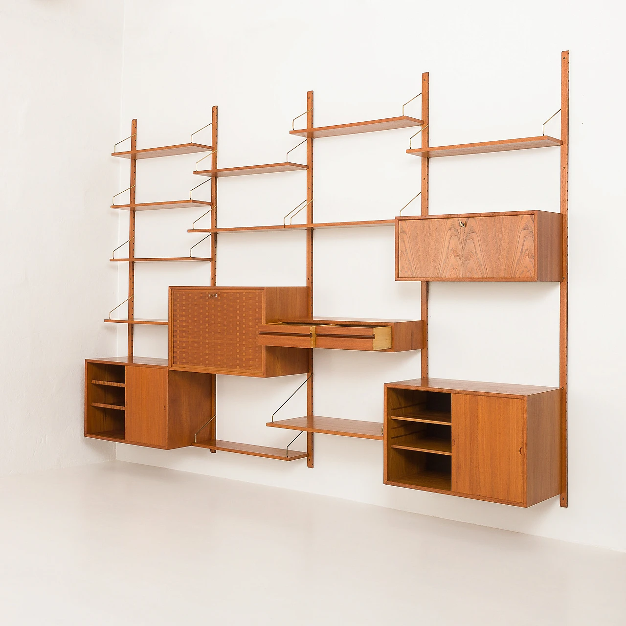 Modular teak bookcase by Poul Cadovius for Cado, 1960s 6