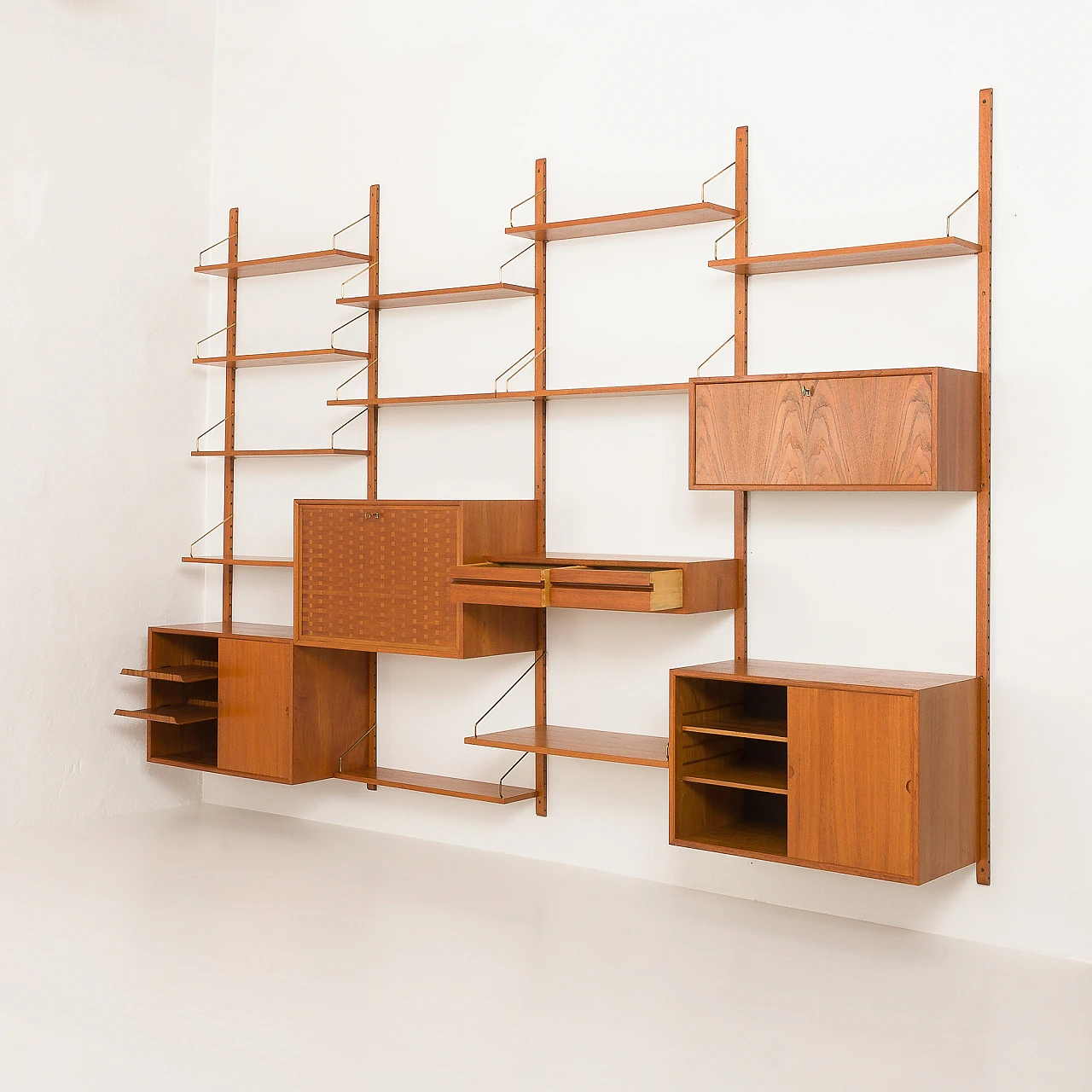 Modular teak bookcase by Poul Cadovius for Cado, 1960s 7