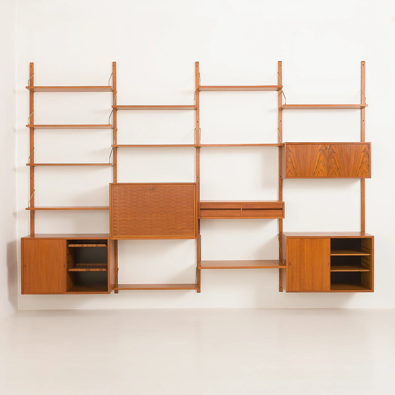 Modular teak bookcase by Poul Cadovius for Cado, 1960s 9