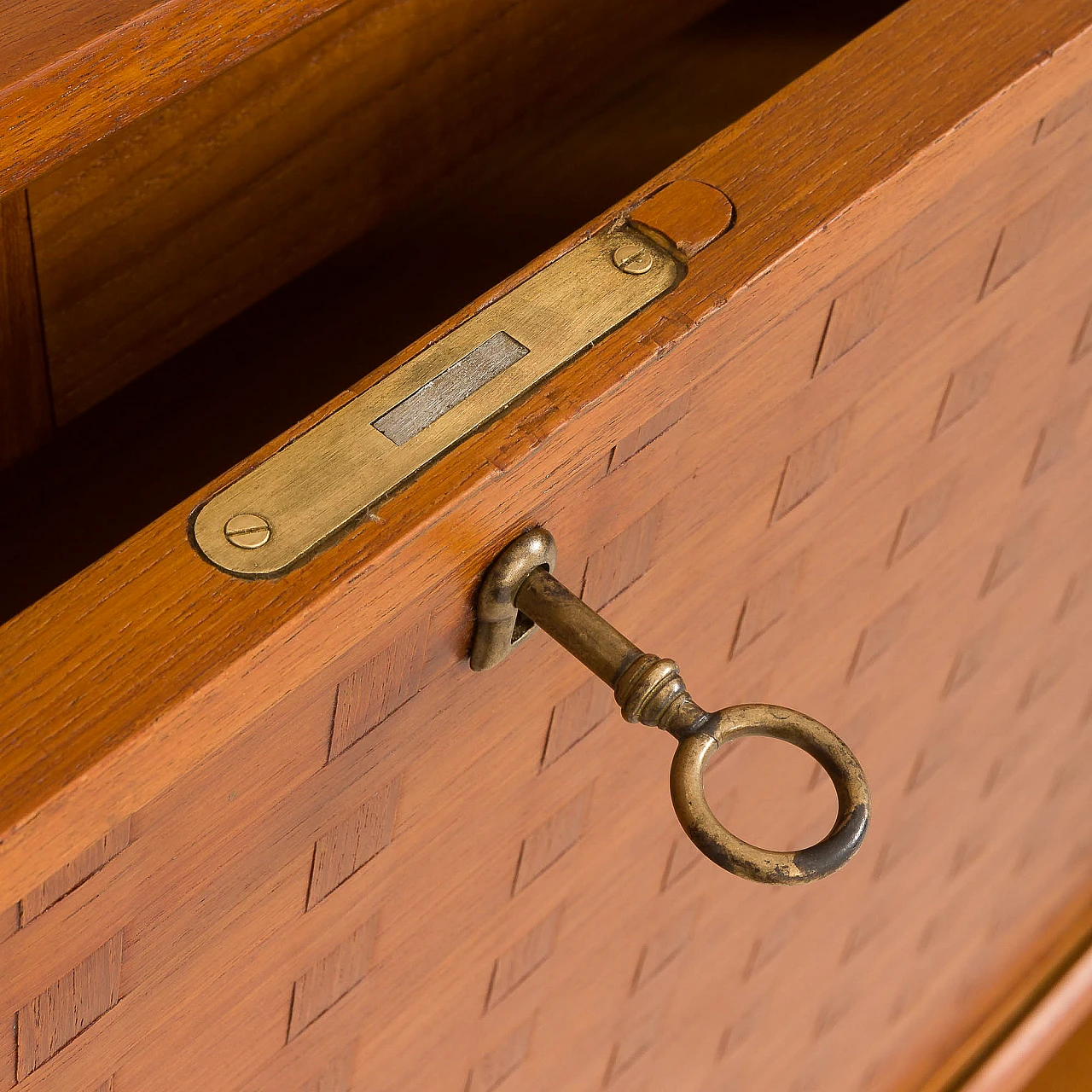 Libreria modulare in teak di Poul Cadovius per Cado, anni '60 17