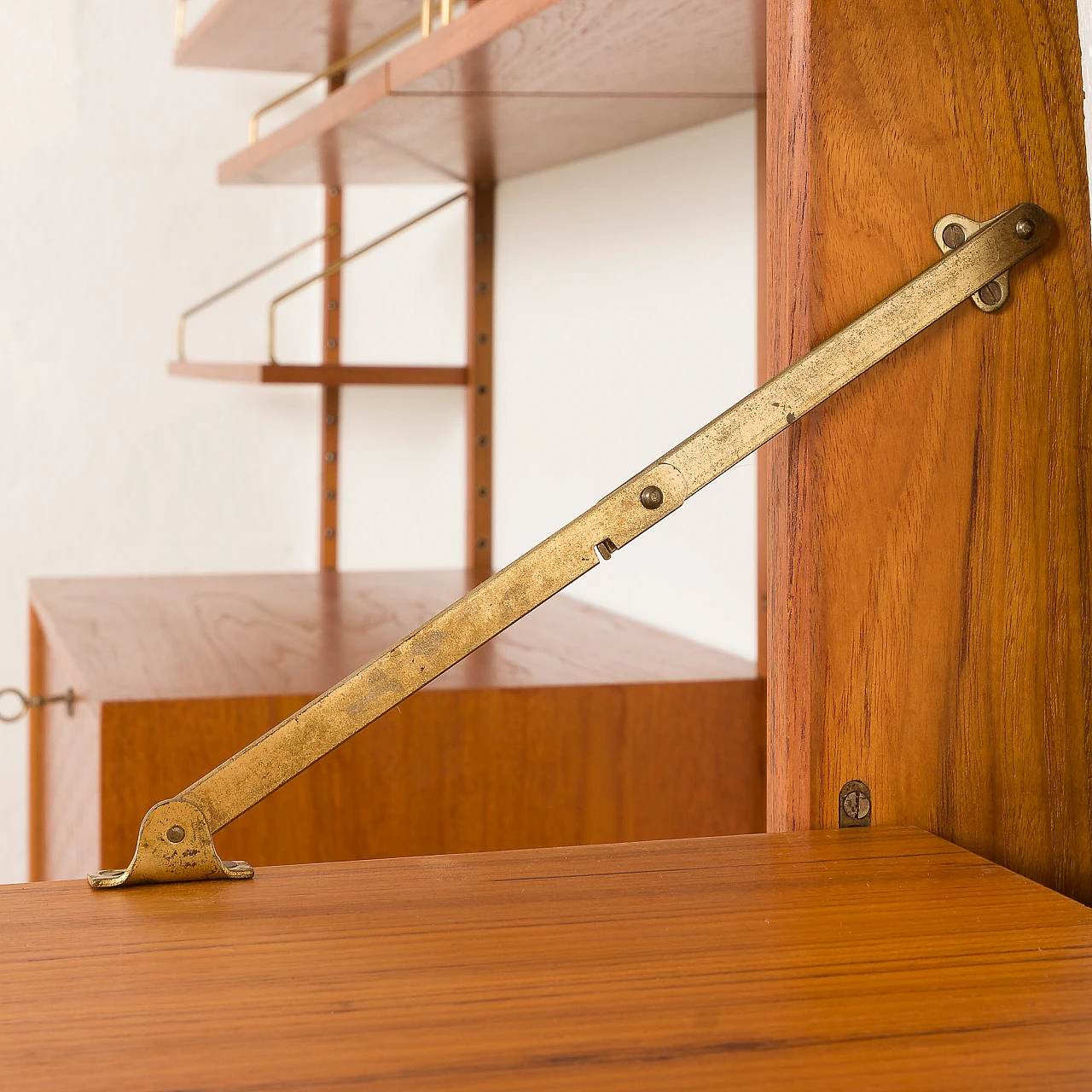 Modular teak bookcase by Poul Cadovius for Cado, 1960s 21