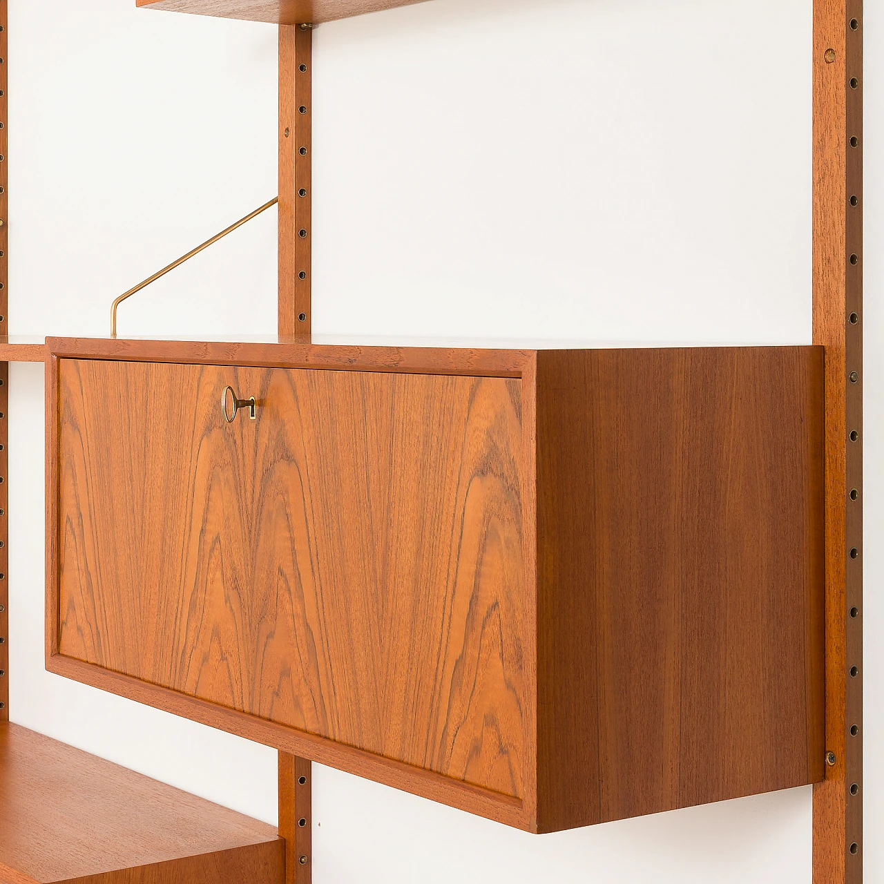 Modular teak bookcase by Poul Cadovius for Cado, 1960s 24