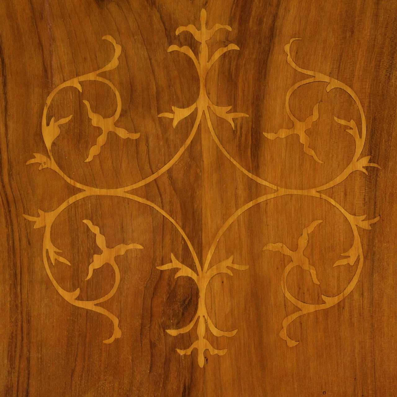 Venetian inlaid sideboard in walnut, maple and fruitwood, 1960s 4