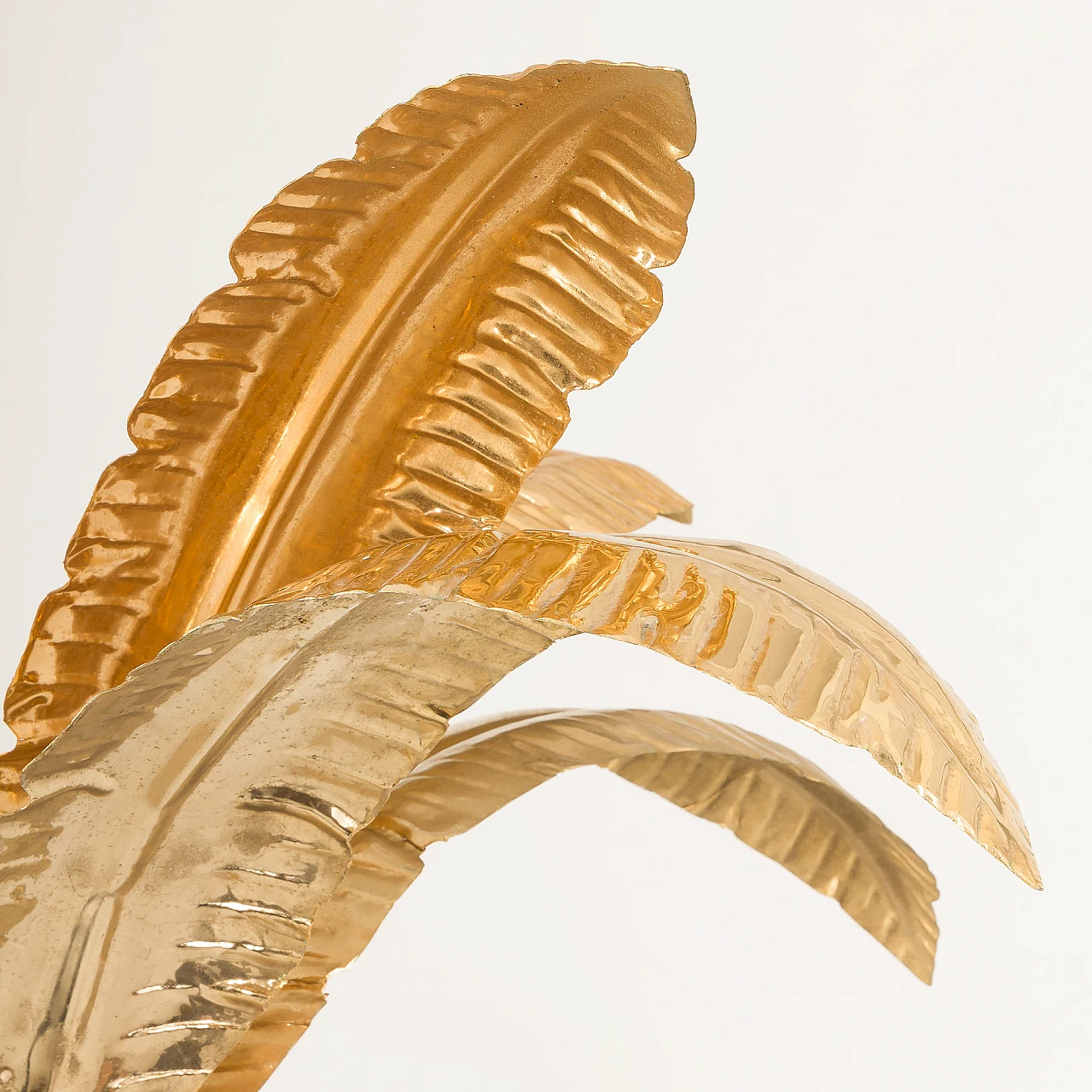 Brass and marble palm tree in the style of Maison Jensen, 1970s 6