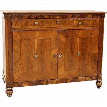 Romagna Louis Philippe walnut sideboard, second half of 19th century