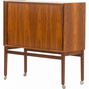 Danish rosewood bar cabinet, 1960s