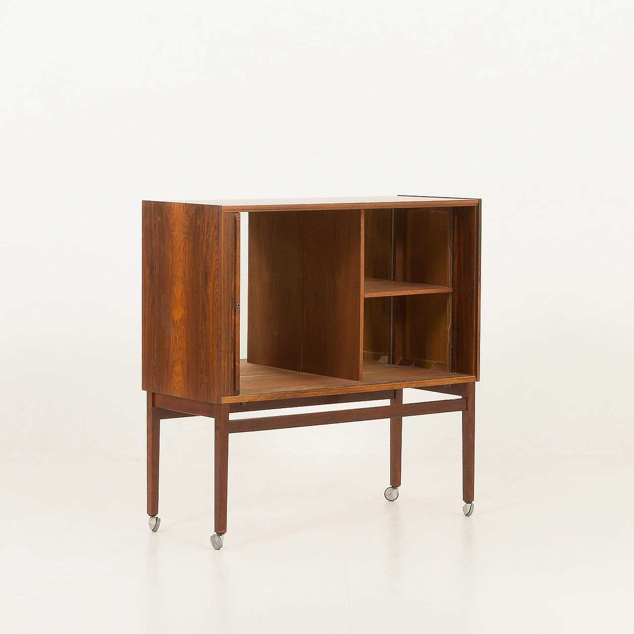 Danish rosewood bar cabinet, 1960s 10