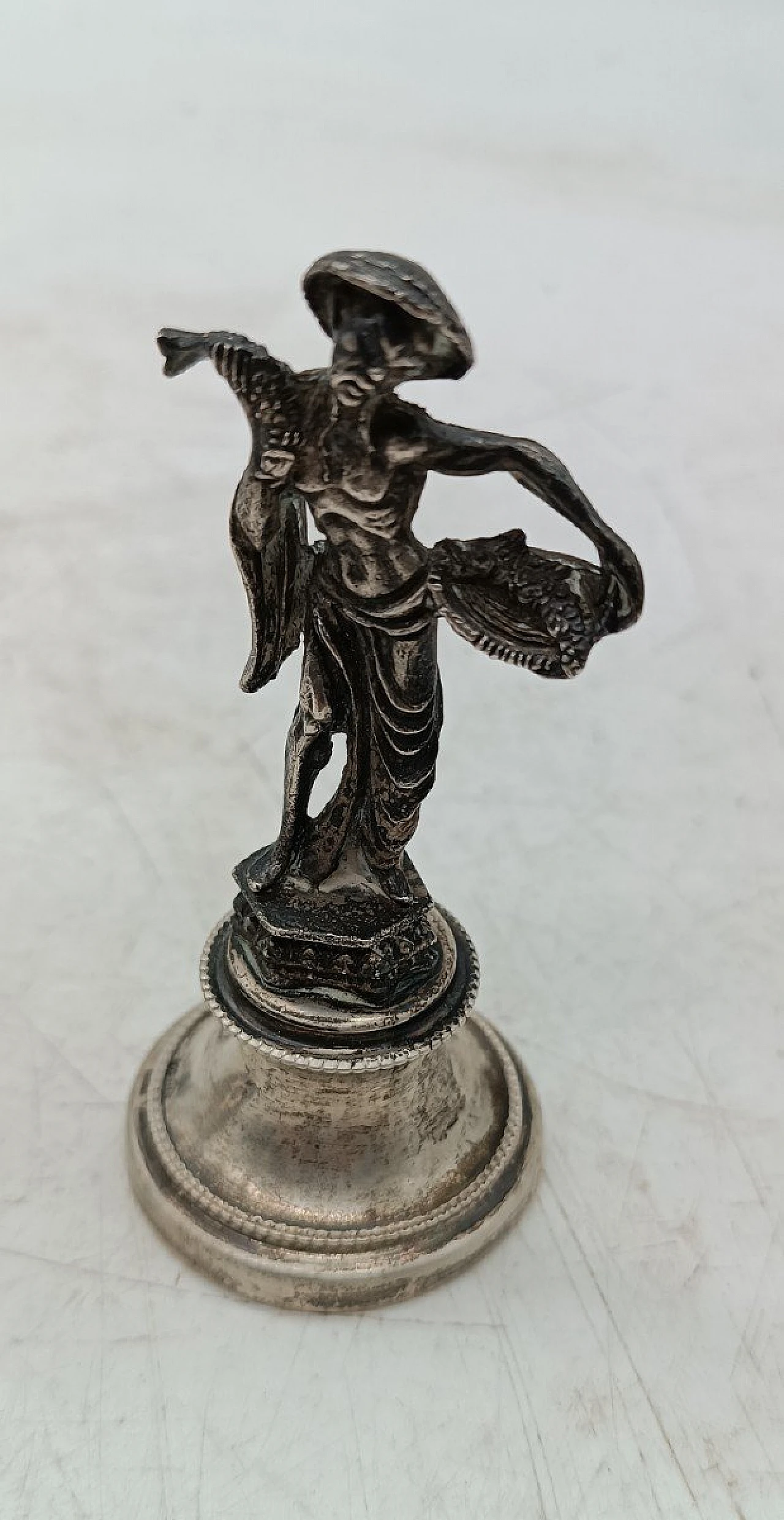 Pair of 800 silver figurines by Ricci & C. Alessandria 4