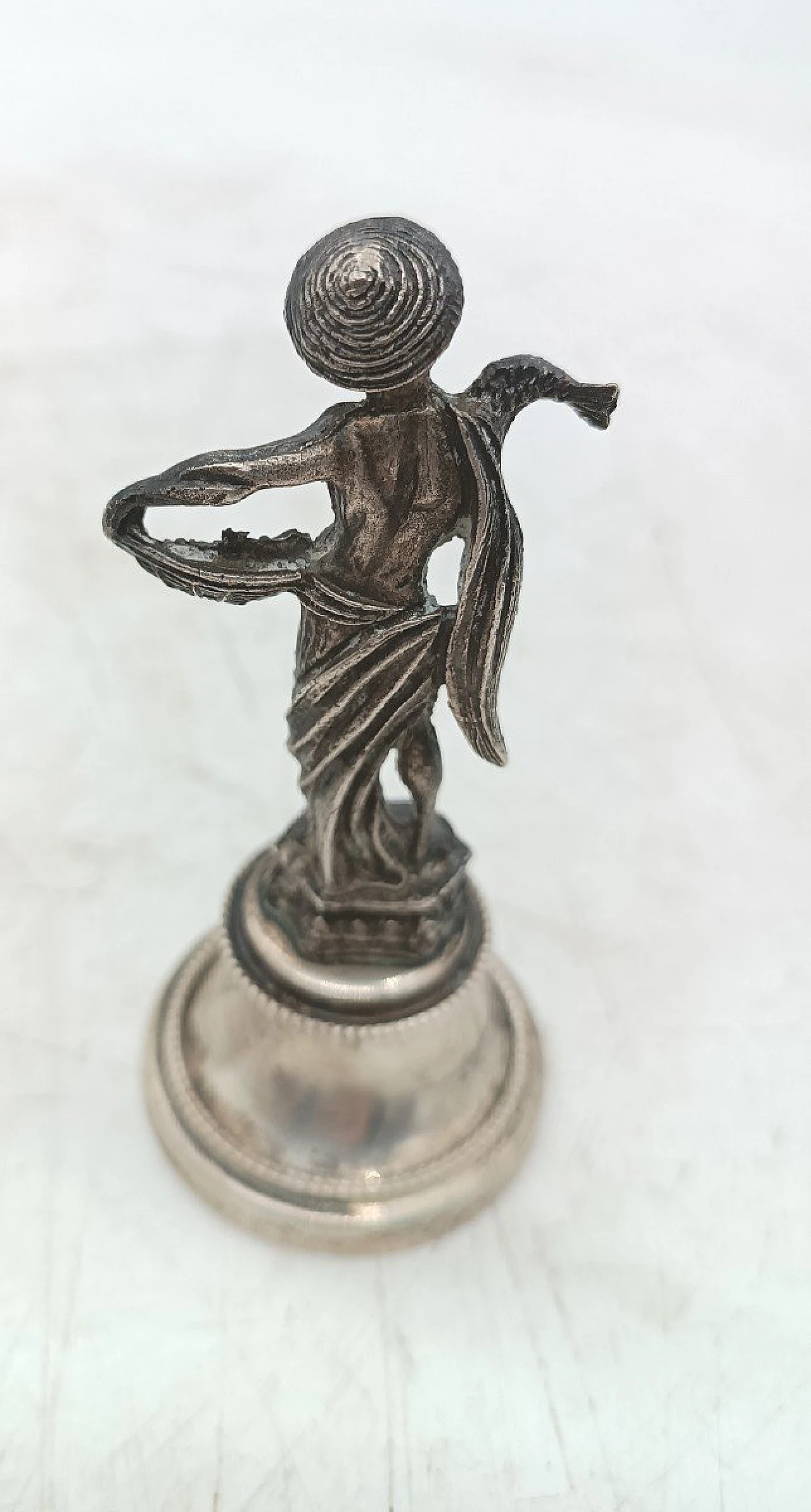 Pair of 800 silver figurines by Ricci & C. Alessandria 6