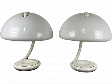 Pair of Cobra lamps by E. Martinelli for Martinelli Luce, 1960s