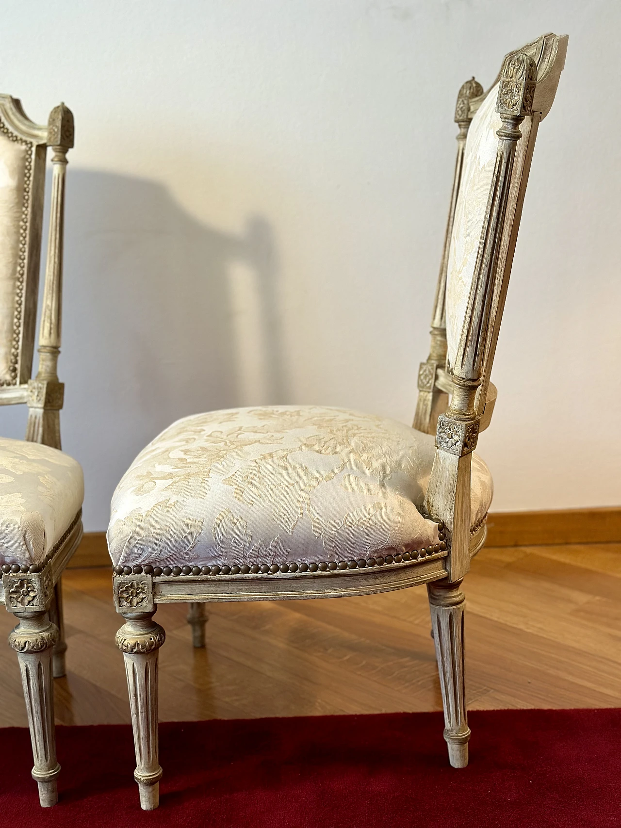 Pair of Louis XV chairs, 19th century 2