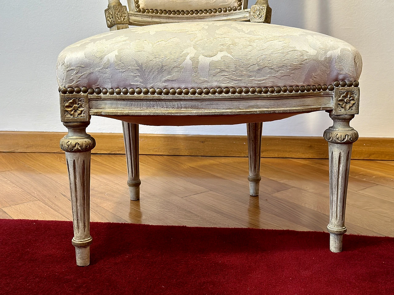 Pair of Louis XV chairs, 19th century 4