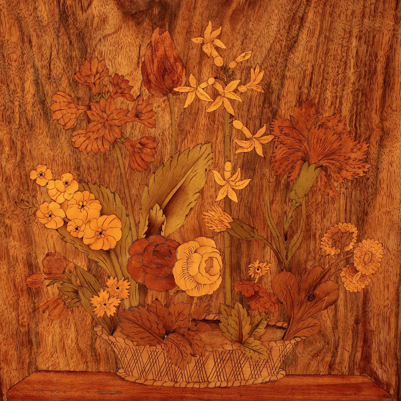 Secretaire  in legno intarsiato di Bottega Maggiolini, '800 2