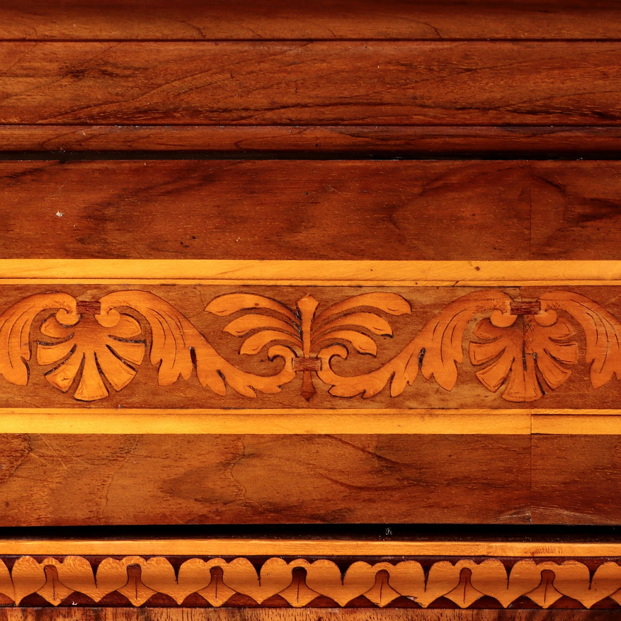 Secretaire  in legno intarsiato di Bottega Maggiolini, '800 5