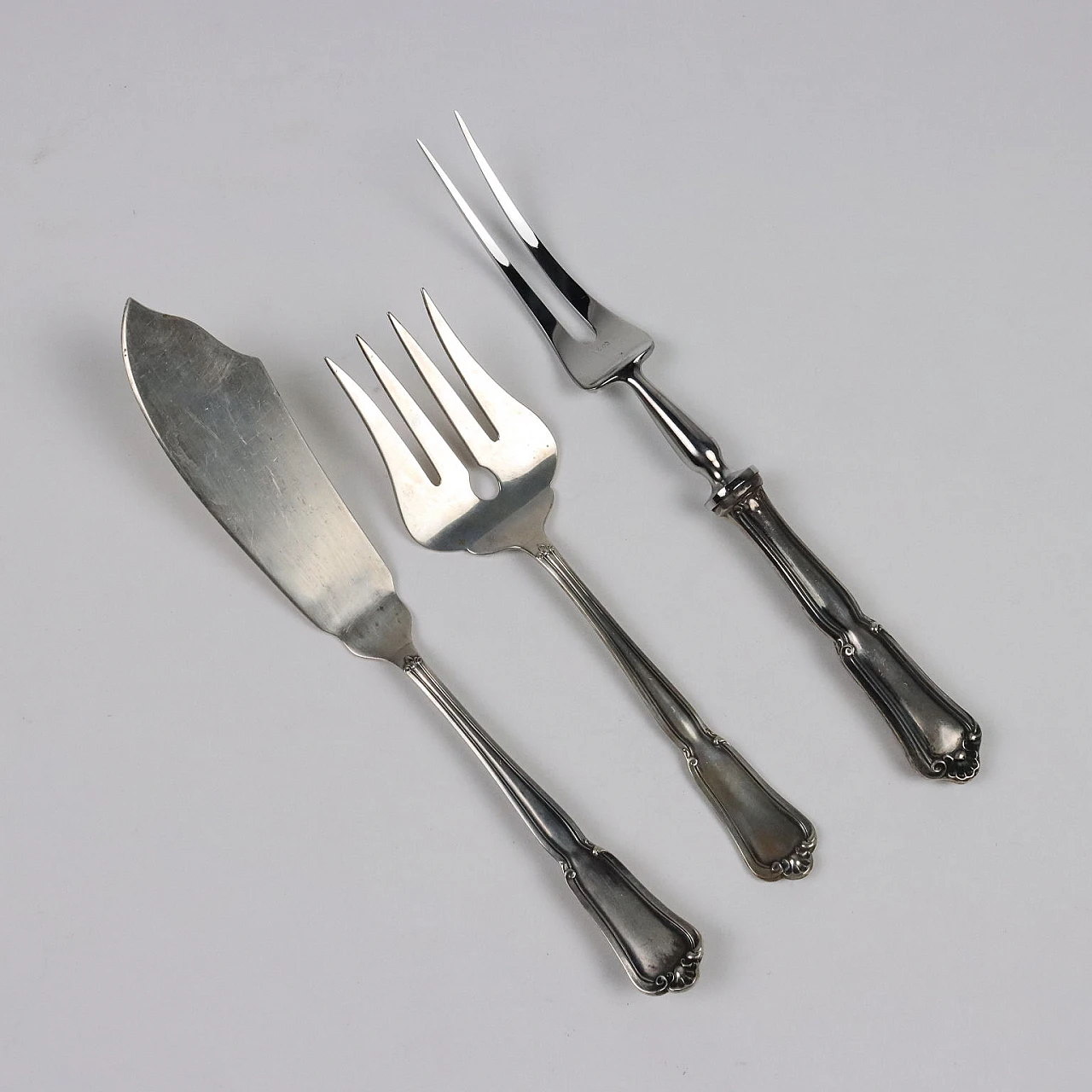 Silver cutlery service by Ganci 2