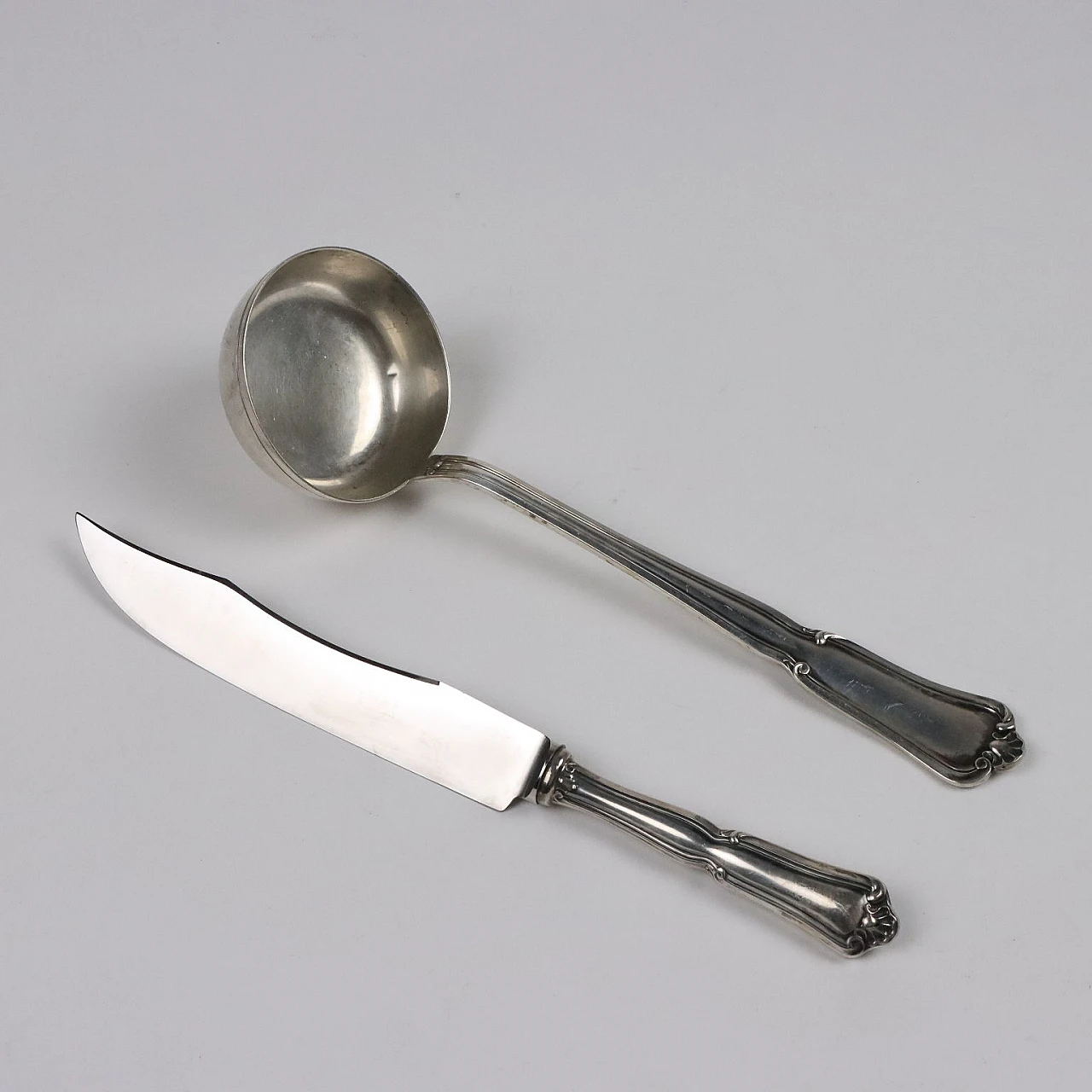 Silver cutlery service by Ganci 3