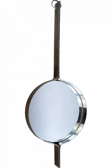 Steel mirror by Xavier Feal, 1970s