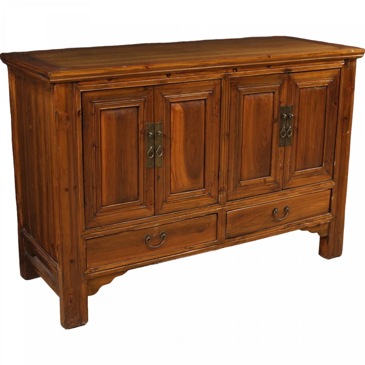 Chinese wood sideboard with doors and drawers 13