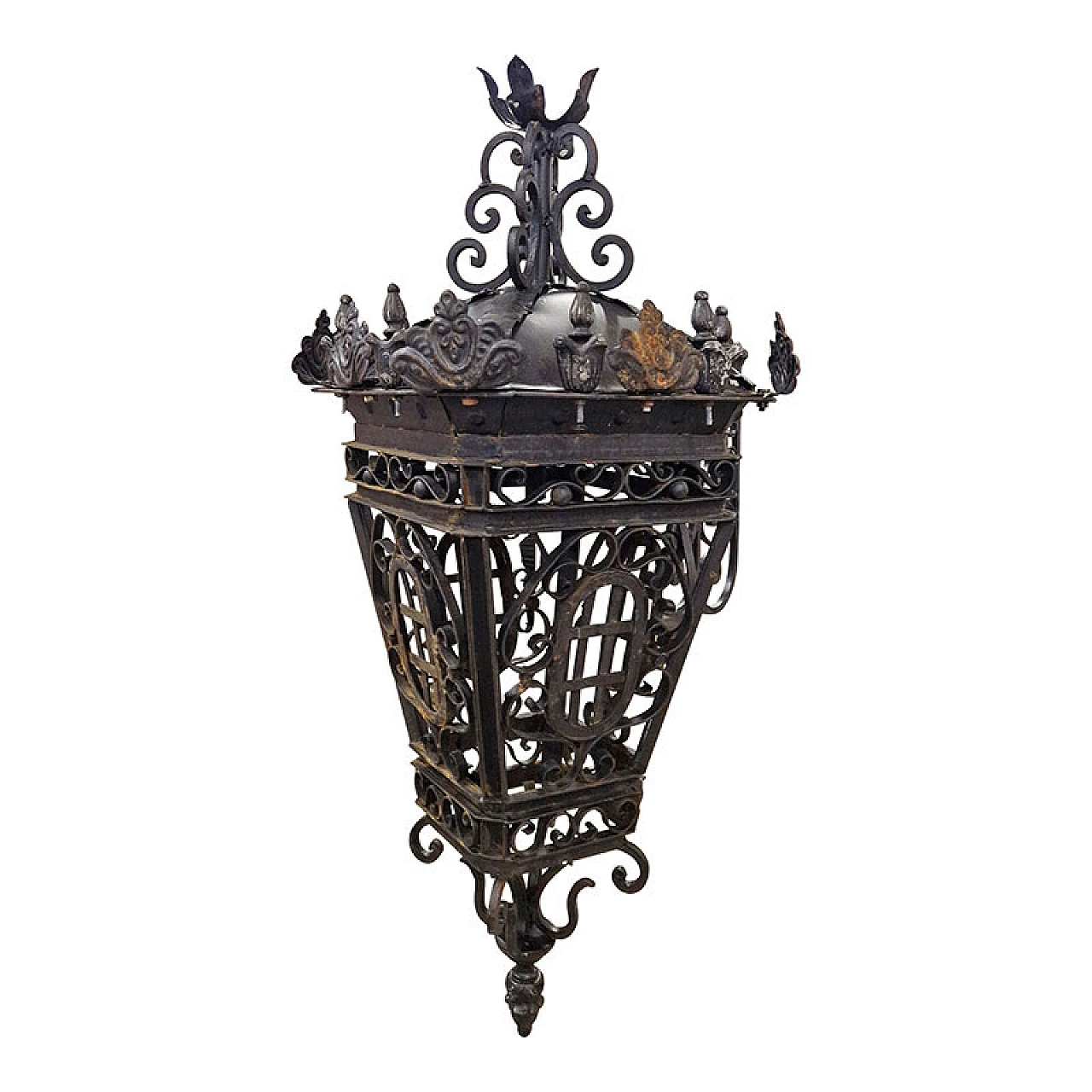 Wrought iron lantern, 1940s 2