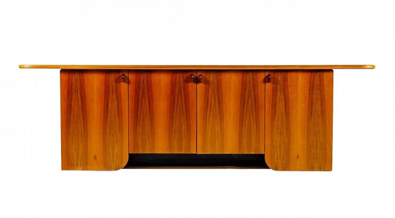 Rosewood sideboard by Luigi Saccardo for Gasparello, 1980s 1