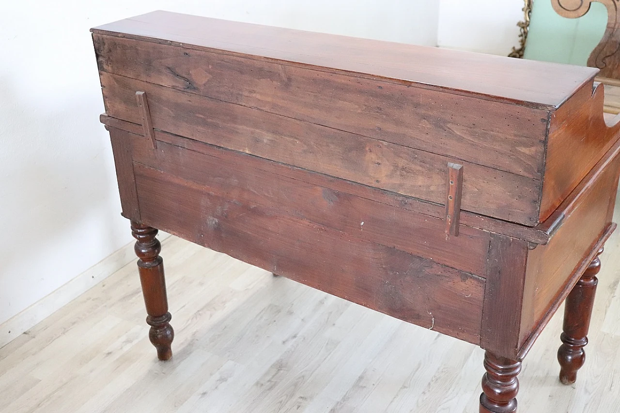 Louis Philippe desk in solid cherry wood, mid-19th century 8