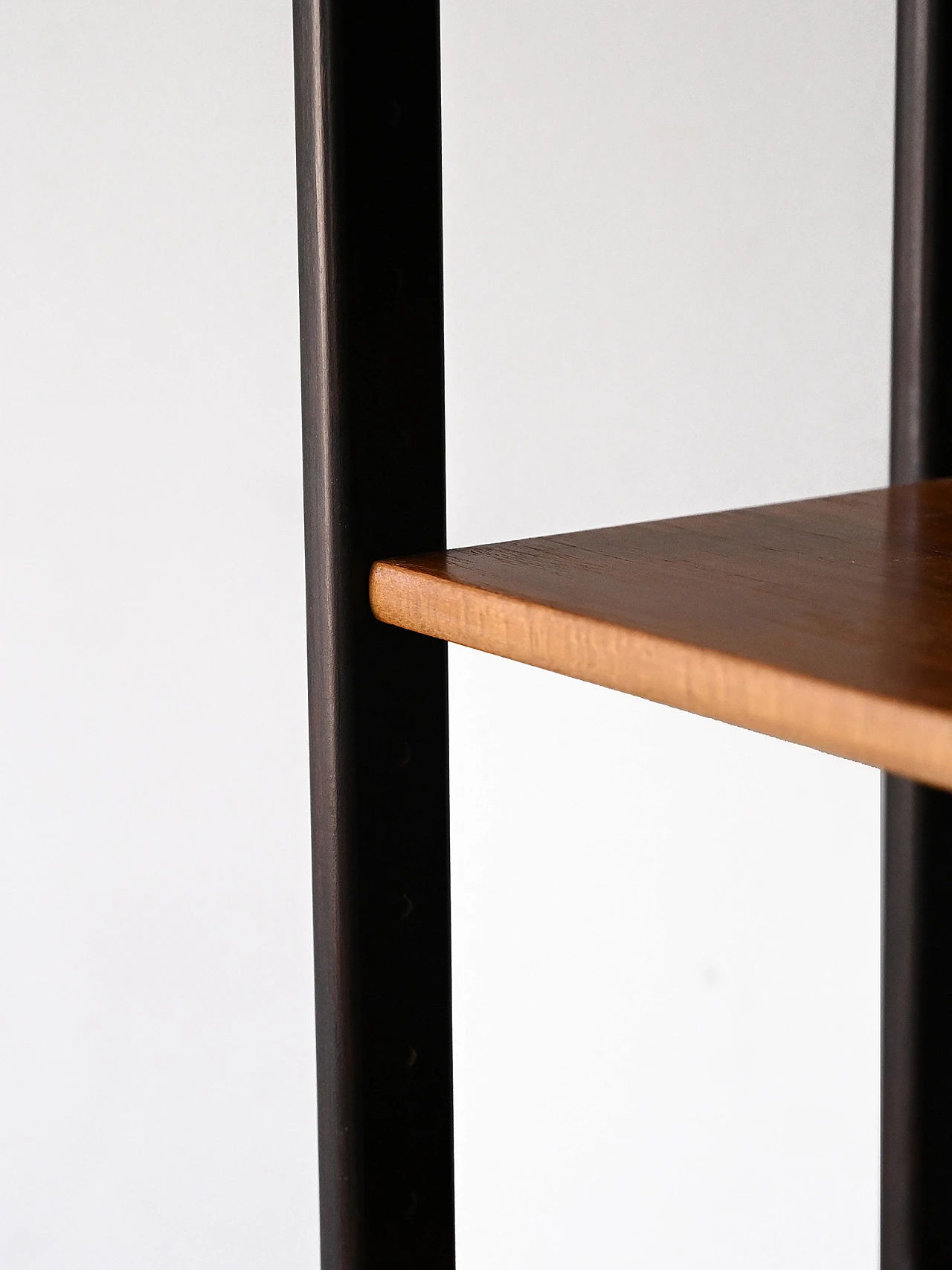 Teak bookcase with oak profiles, 1960s 7