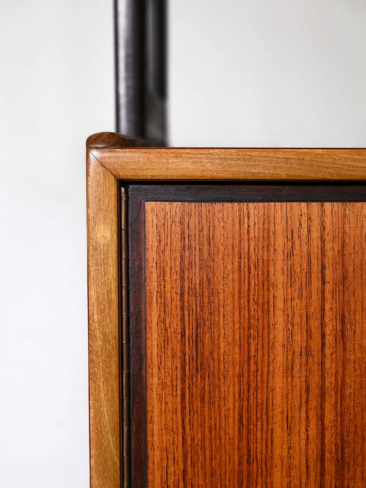 Teak bookcase with oak profiles, 1960s 8