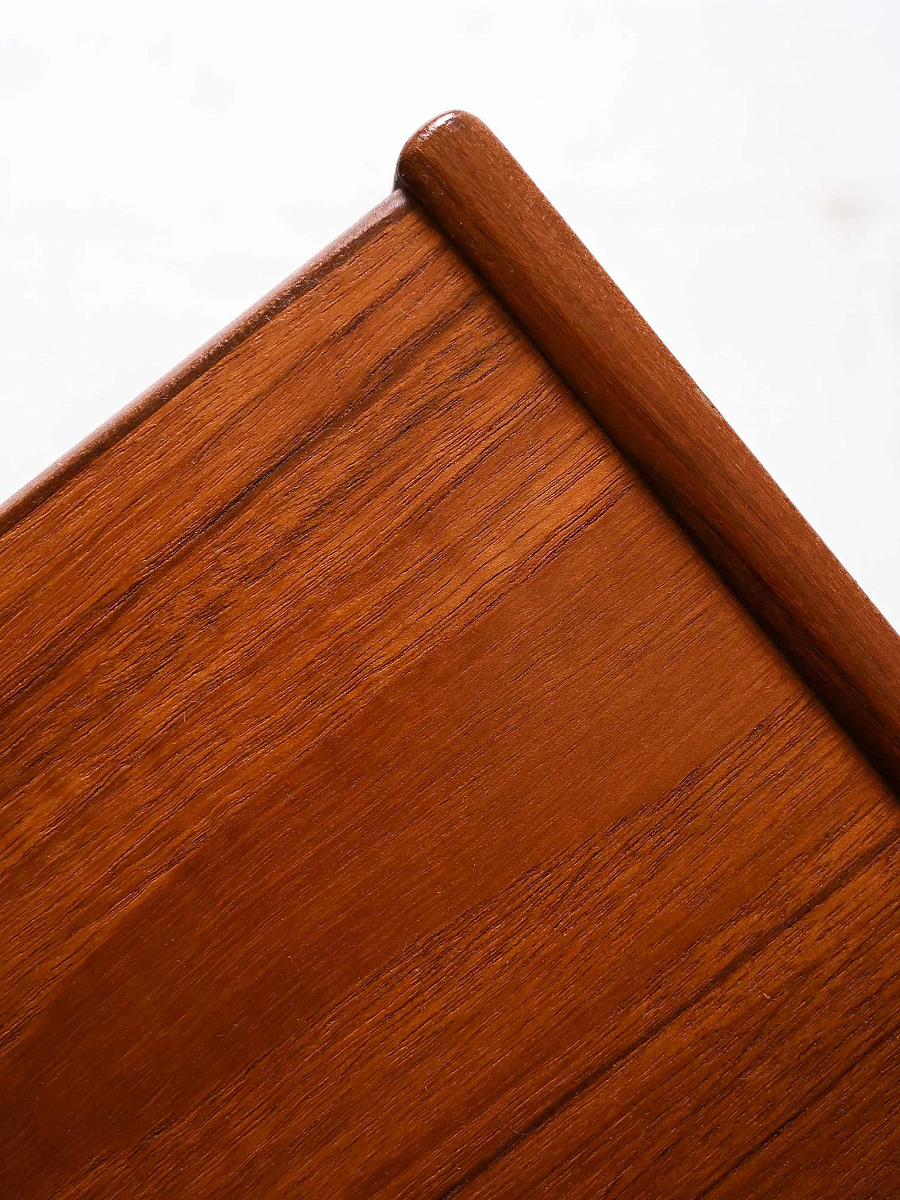 Teak bookcase with sideboard with doors, 1960s 9