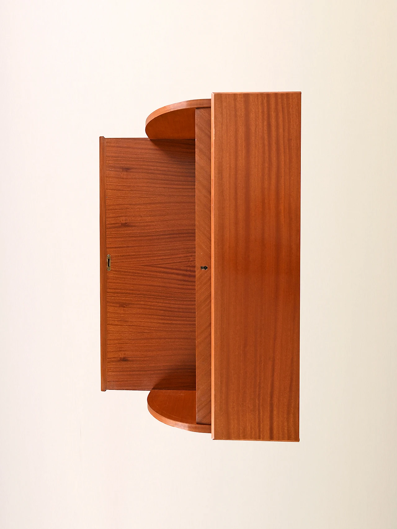 Secretaire in teak, anni '60 10