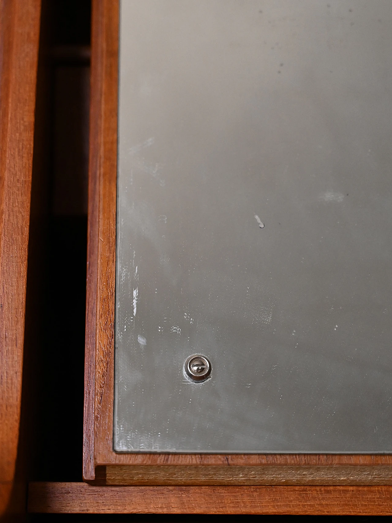 Danish teak secretaire with pull-out desk, 1960s 10