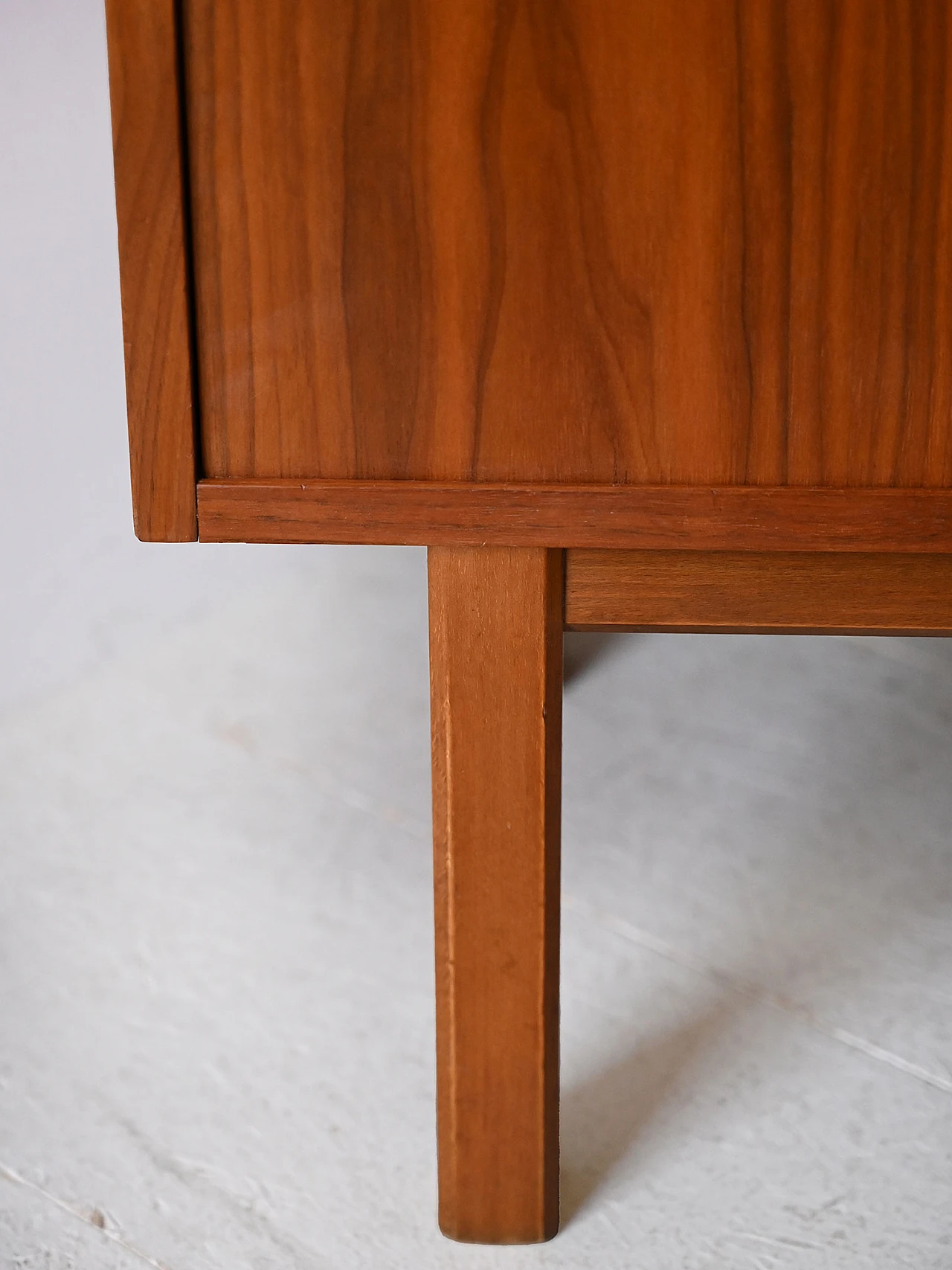 Scandinavian teak bookcase with doors, 1960s 9