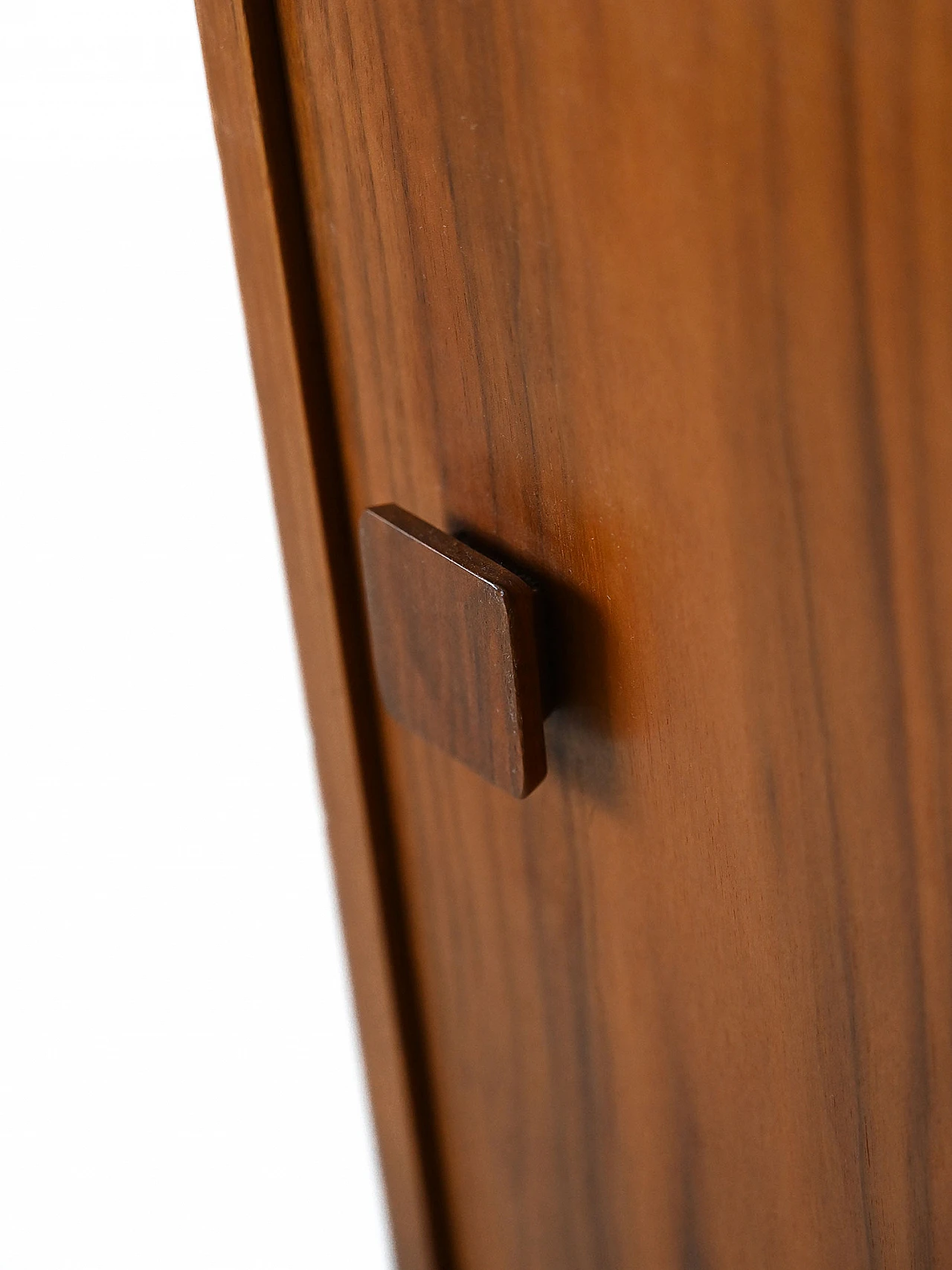 Scandinavian teak bookcase with doors, 1960s 10