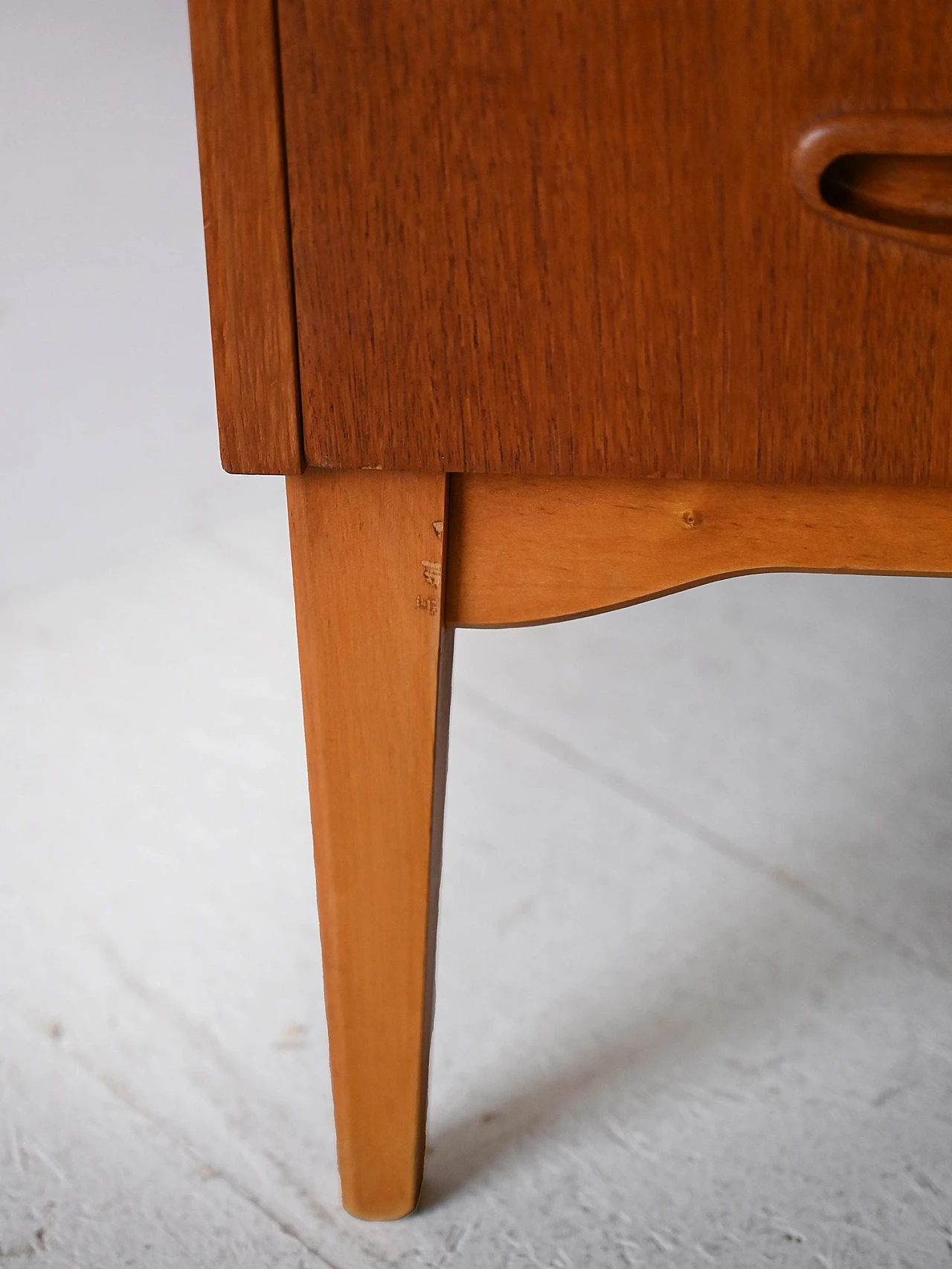 Secretaire scandinavo in teak, anni '60 10