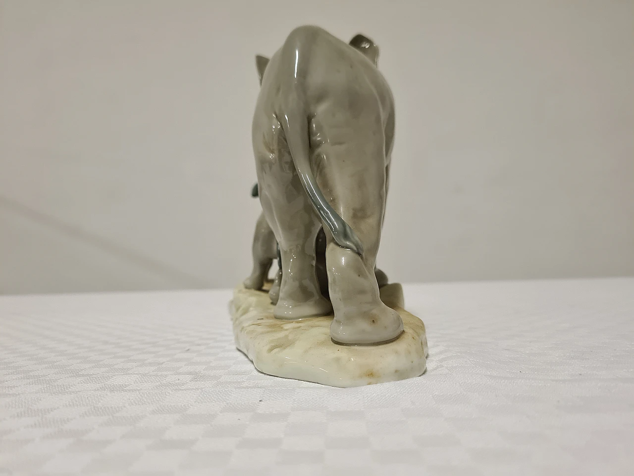 Porcelain elephant sculpture by Lladrò, 1960s 9