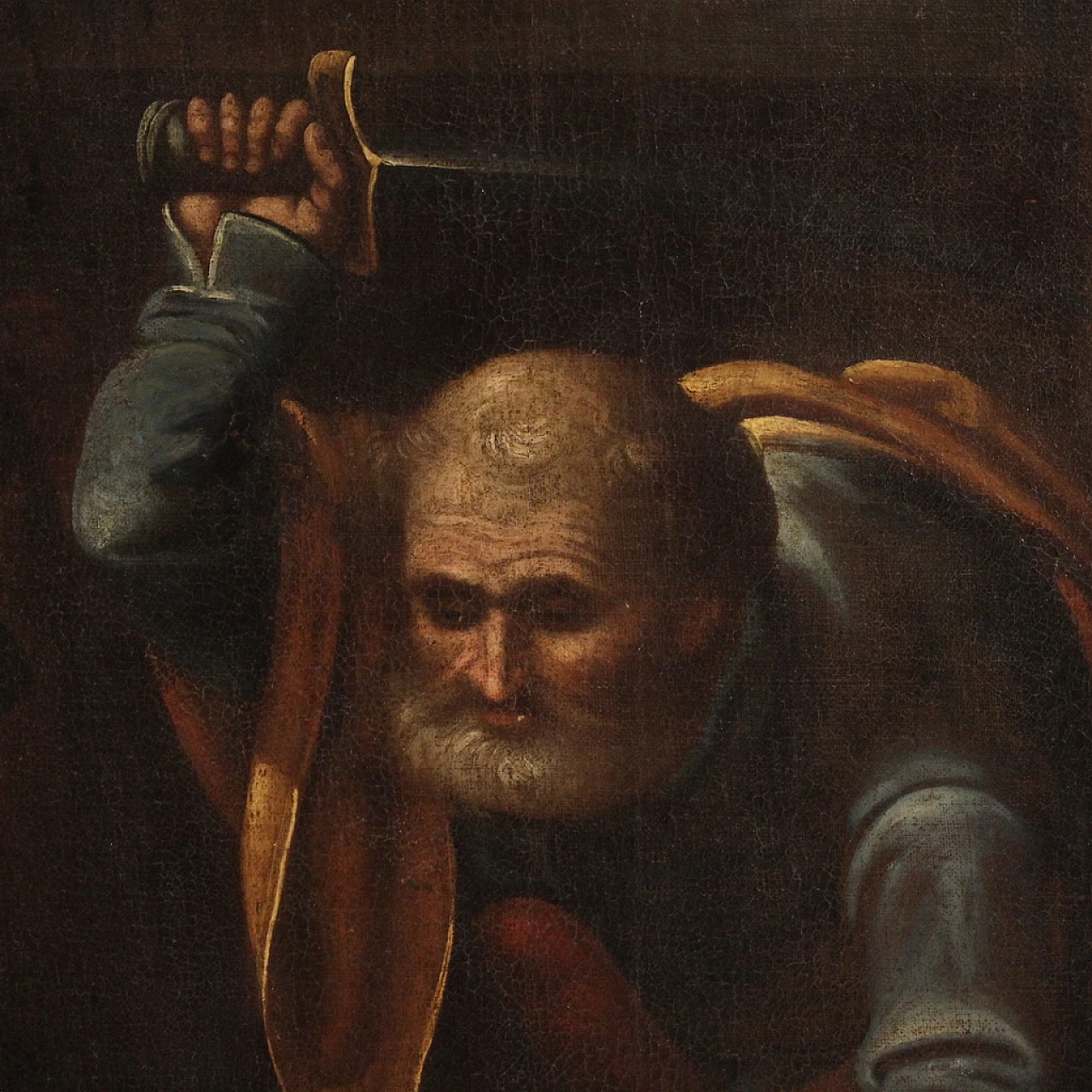 Capture of Christ, oil painting on canvas, second half of 17th century 10