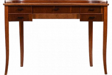 Danish Art Déco console in walnut with drawers, 1920s