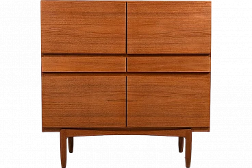 Teak sideboard with doors & drawers by Kofod-Larsen for Faarup, 1960s