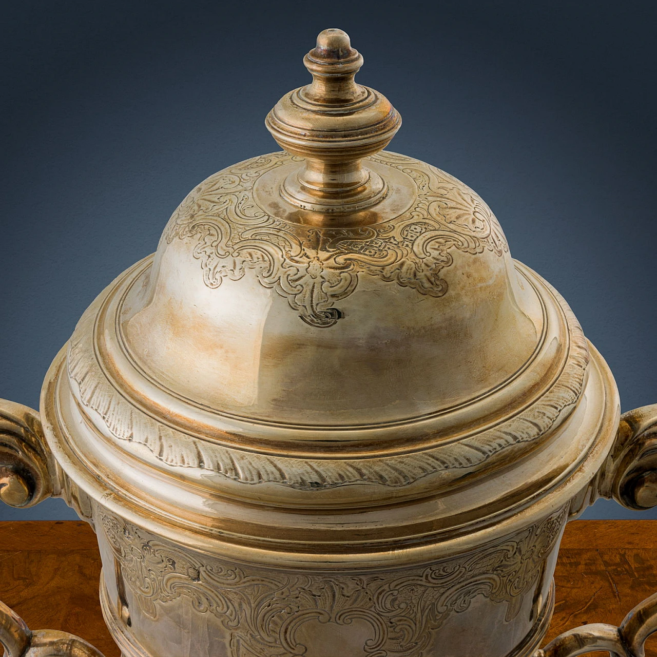 George II Silver Cup with scroll sockets with curls, 18th century 6