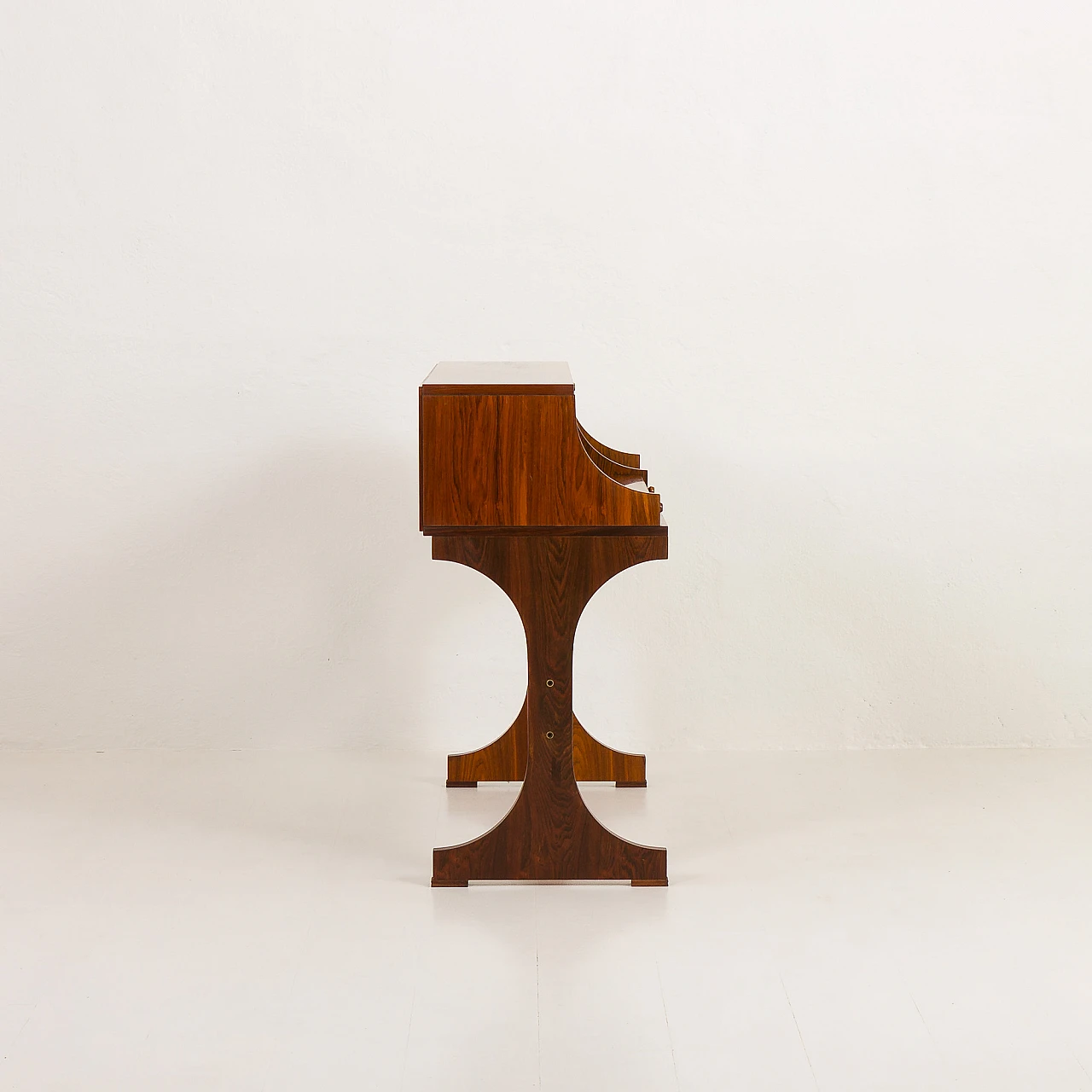 Rosewood desk in the style of Gianfranco Frattini, 1960s 16