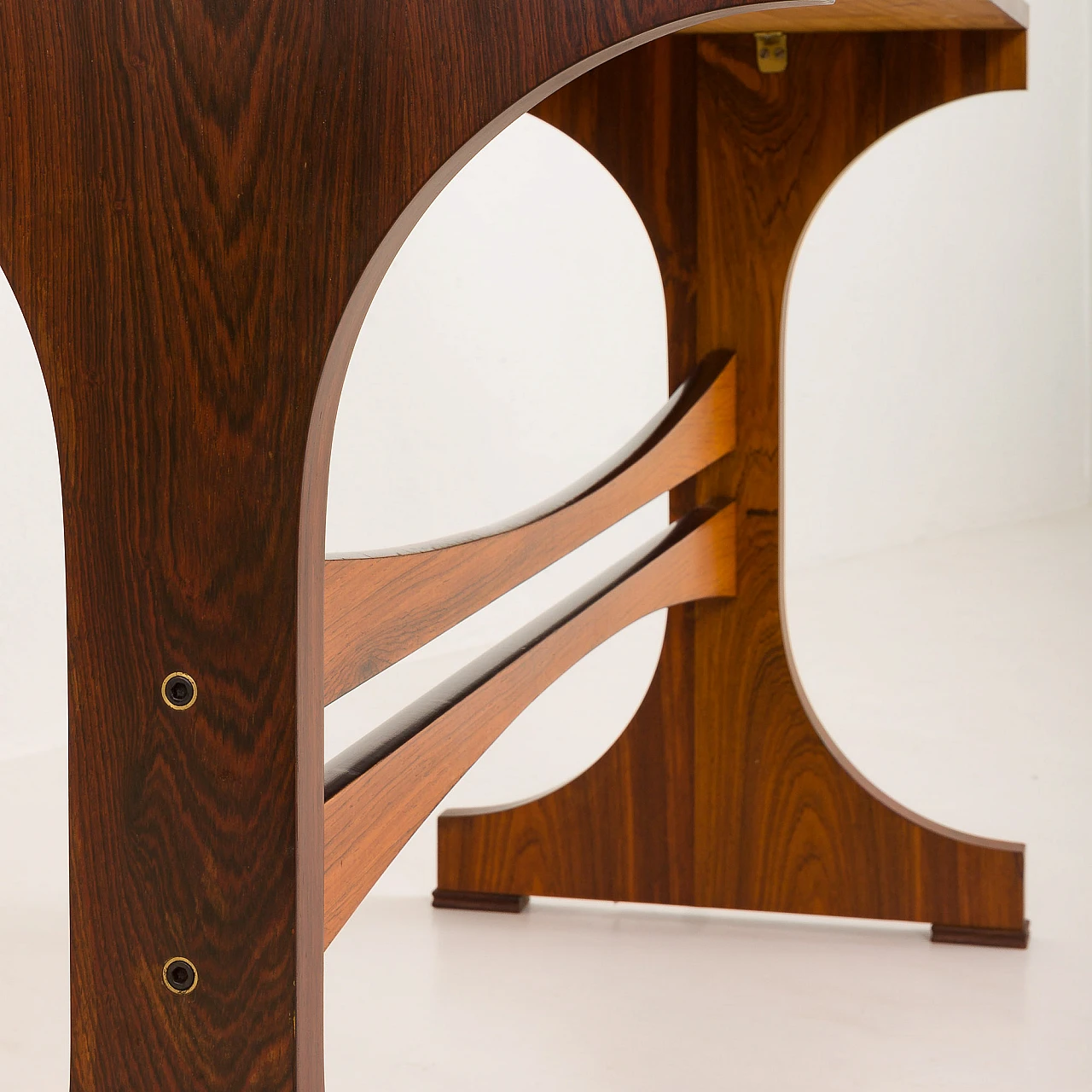 Rosewood desk in the style of Gianfranco Frattini, 1960s 23