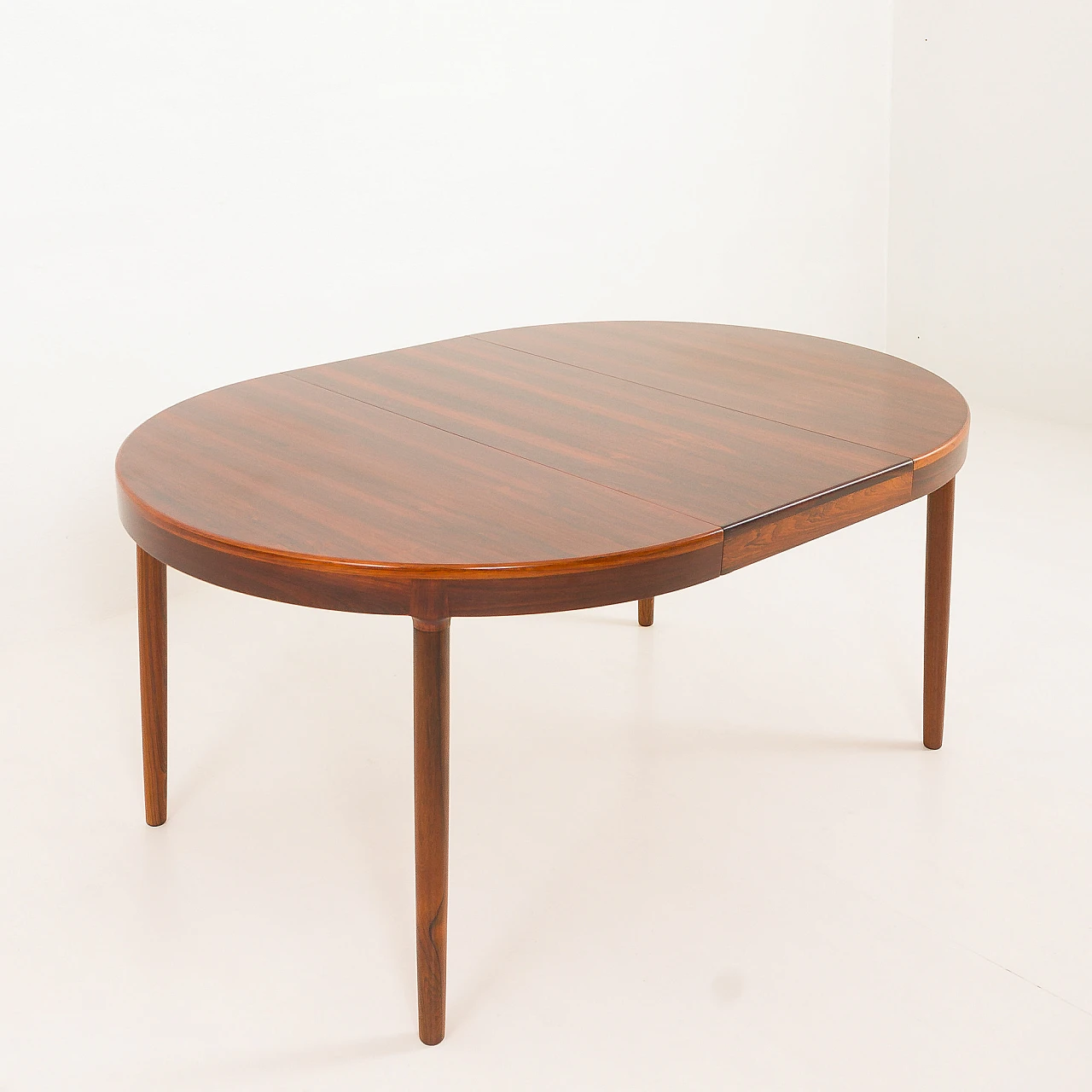 Extendable table by H. Ostergaard for Randers Møbelfabrik, 1960s 12