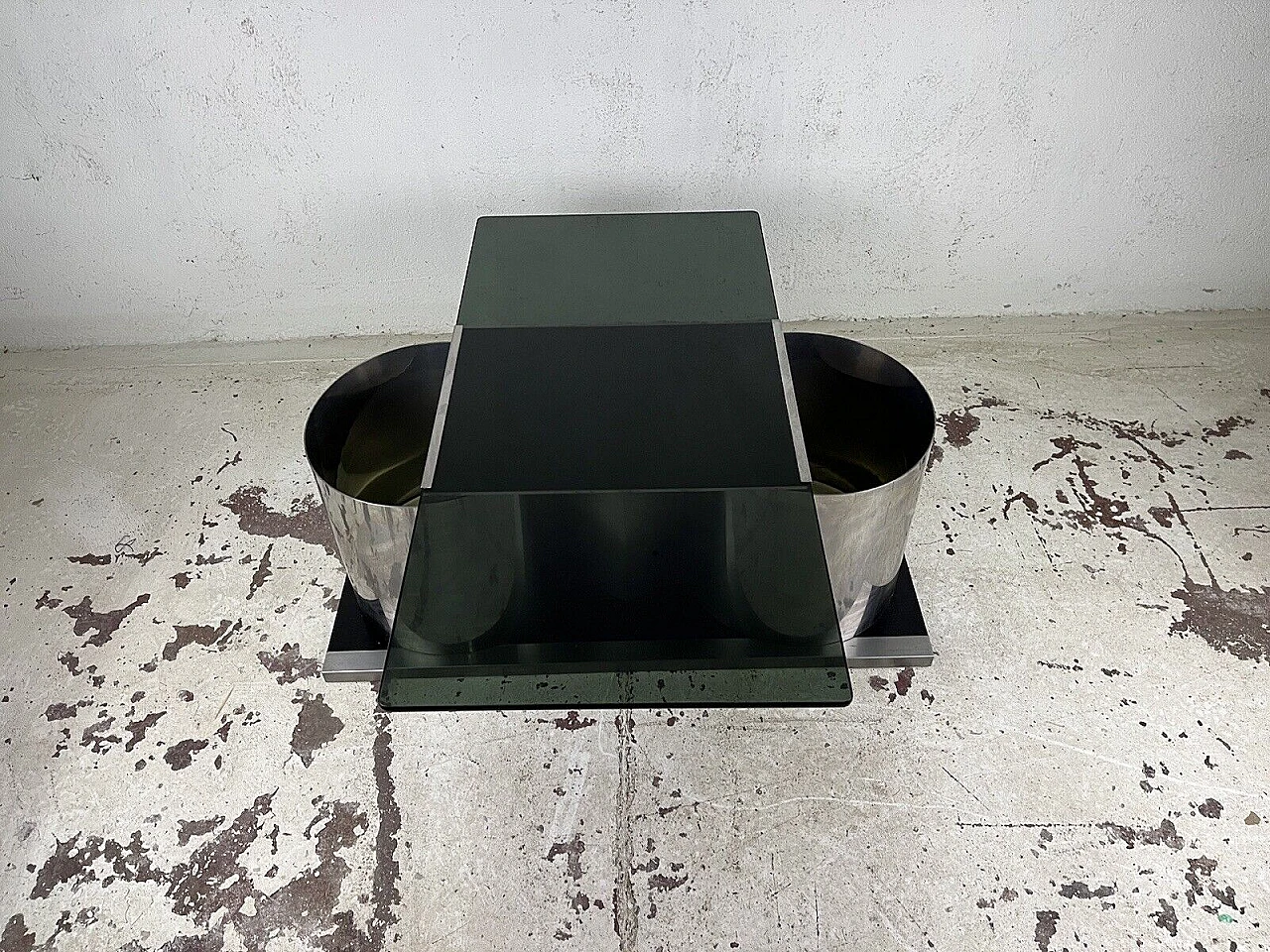 Coffee table with bar space by Lodovico Acerbis for Acerbis, 1970s 4