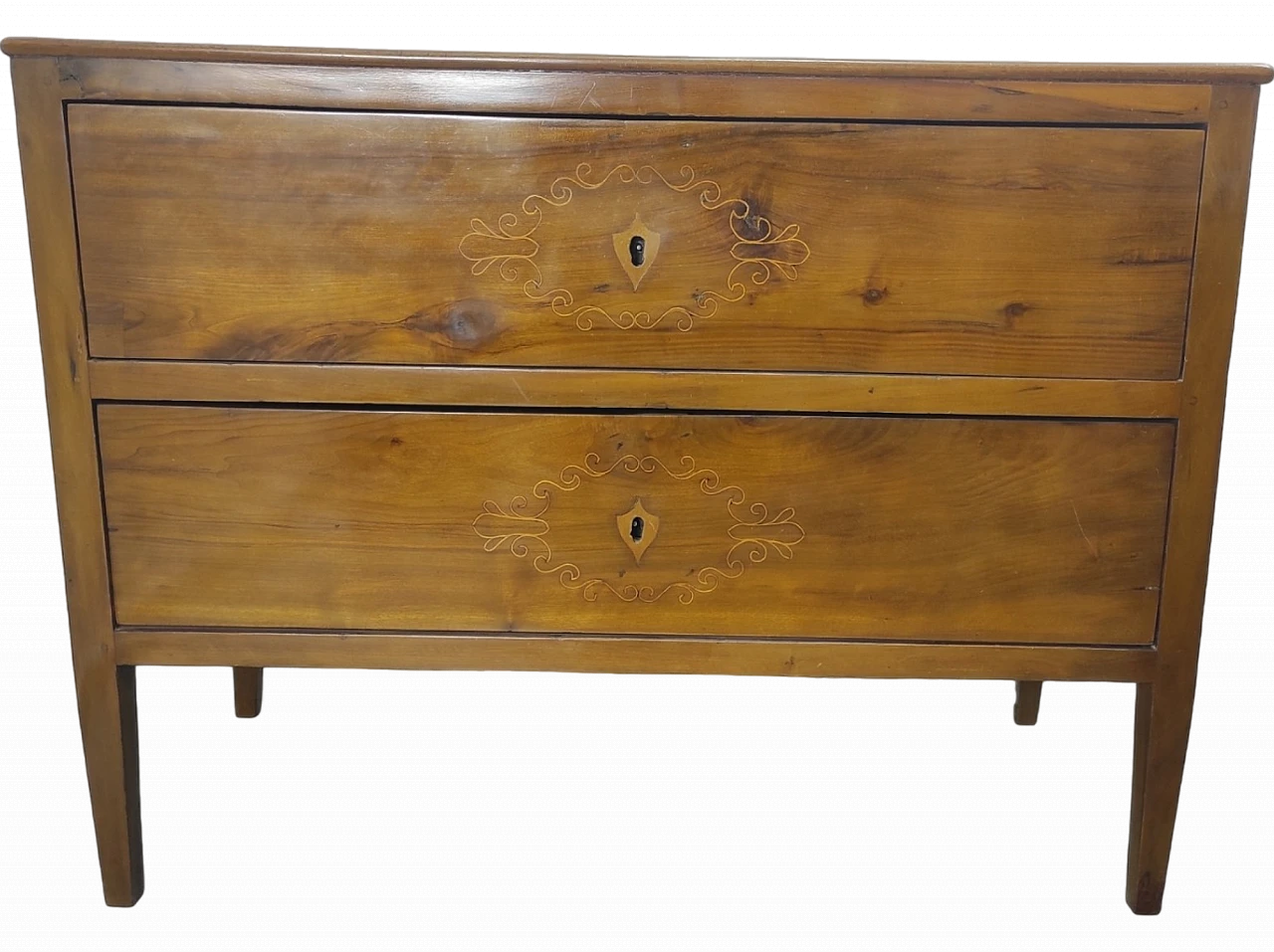 Solid cherry wood dresser, late 19th century 10