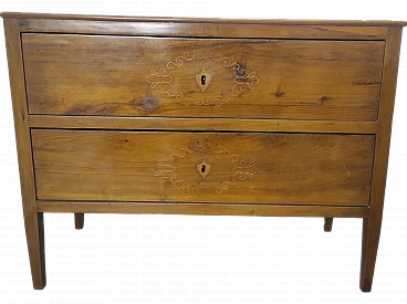 Solid cherry wood dresser, late 19th century